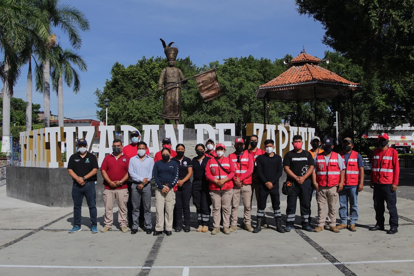 OPERATIVO DE PROTECCIÓN CIVIL EN LOS TIANGUIS DE TLALTIZAPÁN